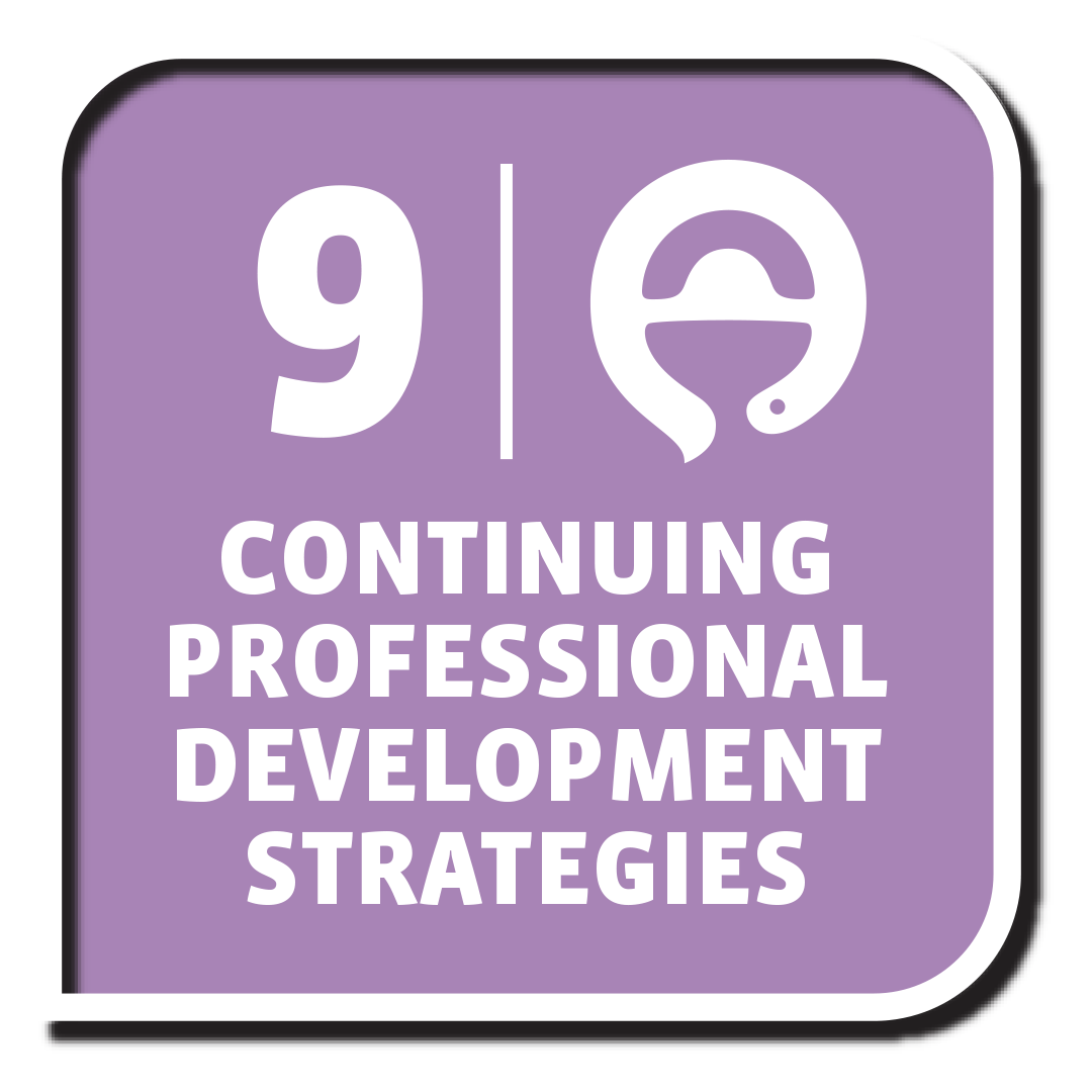 DG 9: Continuing Professional Development Strategies