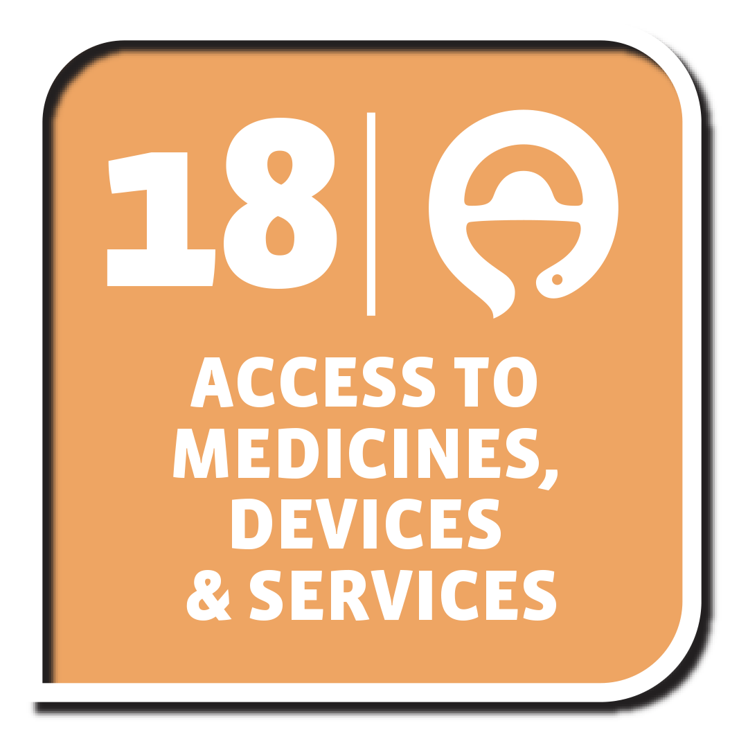 DG 18: Access to Medicines, Devices & Services